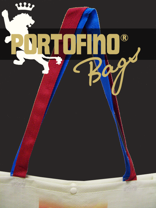 Zweifarbige Werbetaschen Taschenhenkel - Portofino Bags